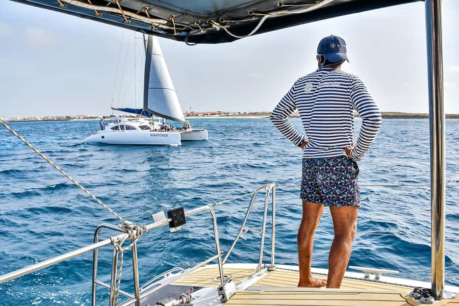 3-hour Catamaran Adventure on the waters of Sal Island - Snacks, drinks, and the easygoing crew