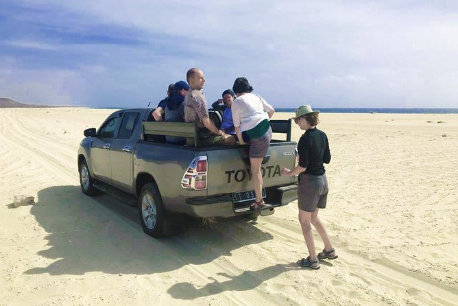 Boa Vista Island: 4-Hour Rabil, Viana Desert & Shipwreck Tour - Cabo Santa Maria and the old ship on Santa Maria Beach