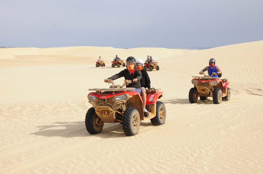 Boa Vista: Off-Road Quad Bike to Santa Monica & Caves - Morro de Areia, where sand meets the sea