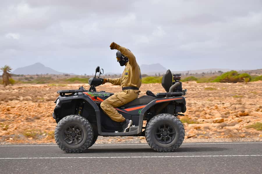 Boa Vista Quad Tour: Shipwreck & Viana Desert (2-Hour) - Riding toward Cabo Santa Maria and the 1968 shipwreck