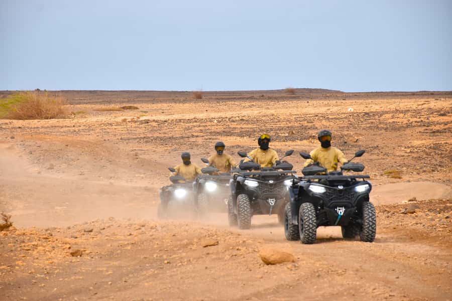 Boa Vista Quad Tour: Shipwreck & Viana Desert (2-Hour) - Pickup in Sal Rei and getting ready