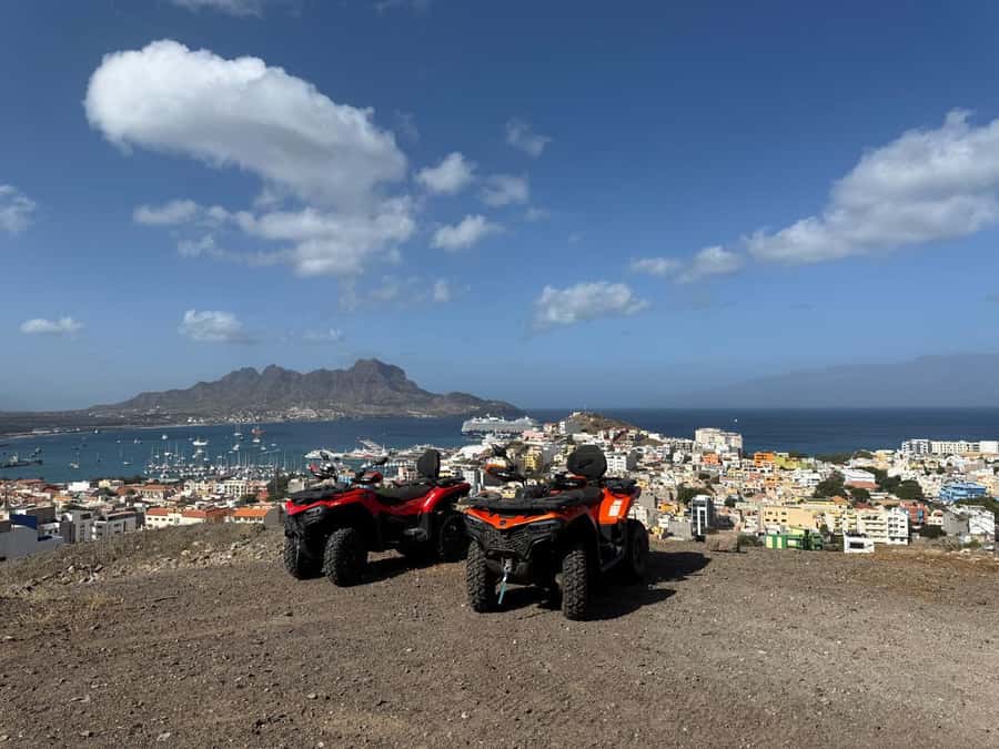 Cape Verde: São Vicente Island 4x4 Quad Tour - The viewpoint above Mindelo