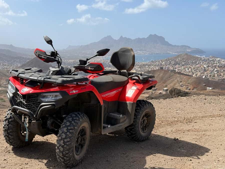 Cape Verde: São Vicente Island 4x4 Quad Tour - Calhau, rock formations, and Viana Volcano