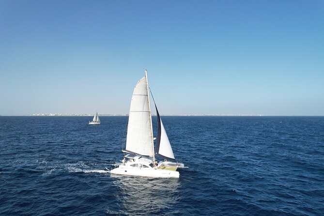 Catamaran Half Day - Beautiful day on the Atlantic Ocean - Swimming and snorkeling near Santa Maria