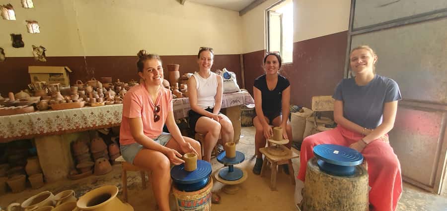 Create your own artesanal pottery with locals - Why the pottery cannot come home that day