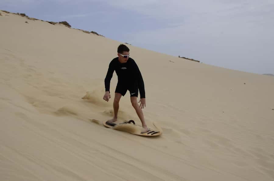 From Boa Vista: Sandboarding Adrenaline down the big Dunes - Reaching Morro de Areia by 4x4