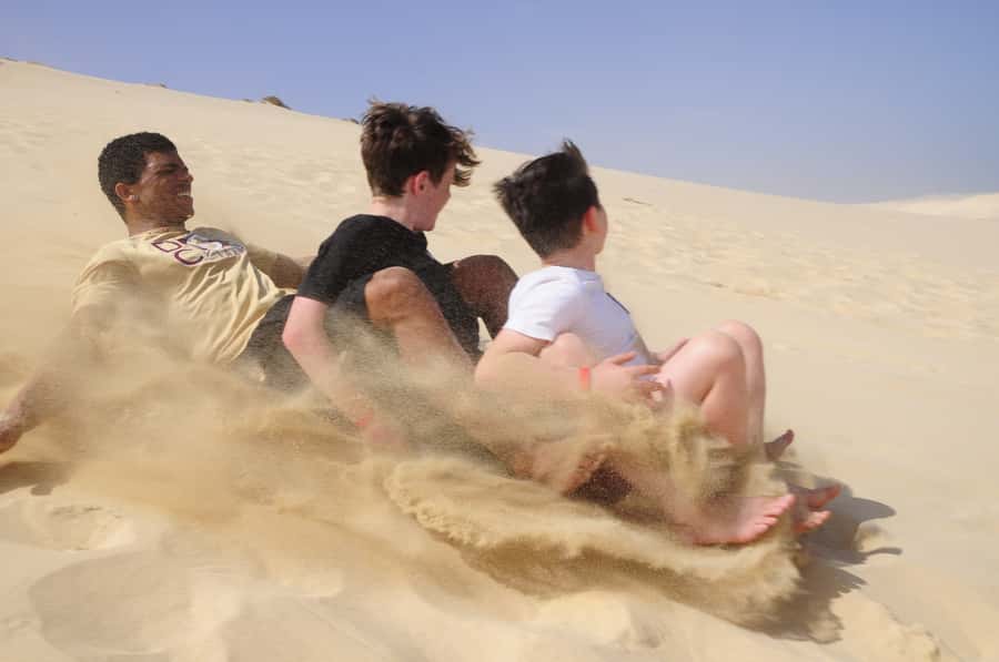 From Boa Vista: Sandboarding Adrenaline down the big Dunes - Sliding the big dunes