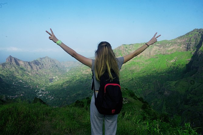 From Praia: Serra Malagueta to Principal Valley Hike & Lunch with a Local Family - Walking downhill from about 770 meters