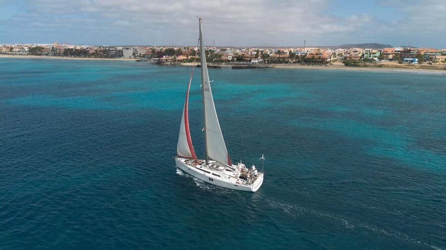 Full day sailing boat in Sal, Cape Verde:taste the Atlantic! - Cotton Bay, Mount Lion, and the ride home