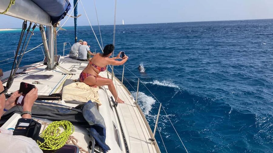 Full day sailing boat in Sal, Cape Verde:taste the Atlantic! - Murdeira Bay and the color of the Atlantic