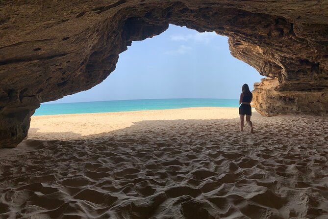 Half Day 4x4 Trip - Dunes, Caves, Santa Monica Beach & Village - Key points at a glance