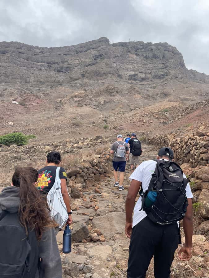 Hike Monte Verde - The 35-minute ride from Mindelo