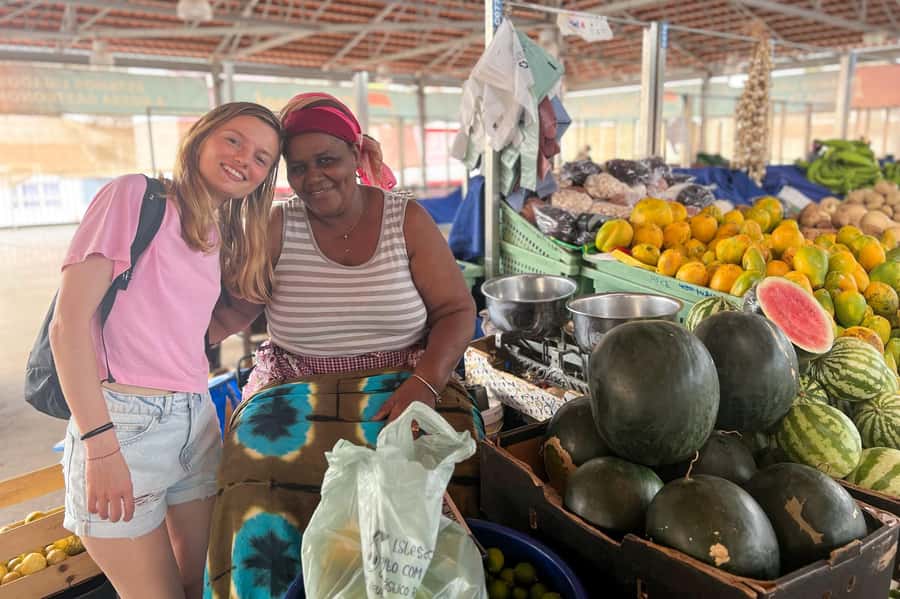 Island tour with German-speaking guide for cruise guests - São Lourenço dos Órgãos and the first cultural stop