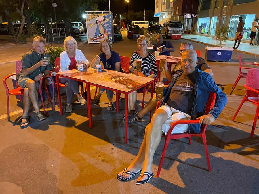 Mindelo Walking By Night - Tasting local drinks without a prepaid tab