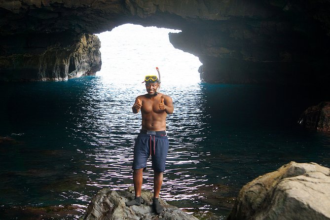 Ribeira da Barca: Boat Trip to the Cave, Snorkeling and BBQ on the beach - The 30-minute ride to Pilon de Achada Leite