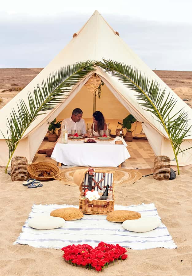 Romantic Sunset Experience with Glamping Gold Pack - After sunset, the stars take over