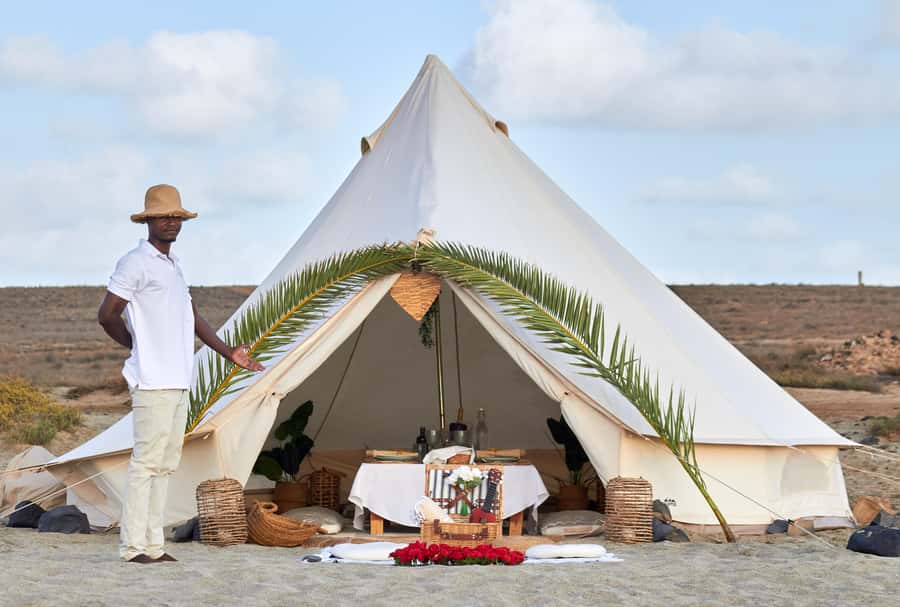 Romantic Sunset Experience with Glamping Gold Pack - Who gets the best value from $293 per person