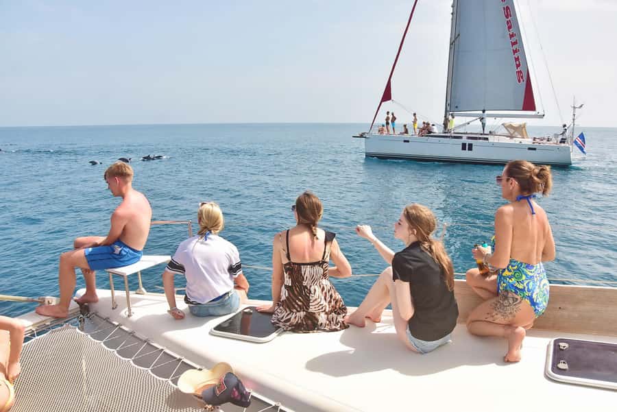 Sal, Cape Verde: Half day on Cuba Libre sailing yacht - Setting out from Bikini Beach