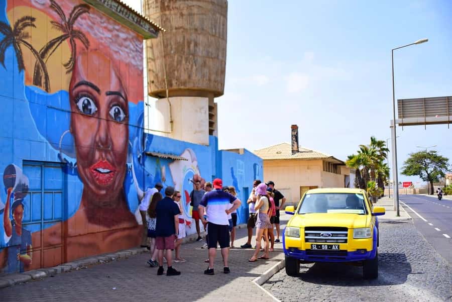 Sal: Espargos City Tour, Local Life, and Cape Verde Tapas - A look toward Amílcar Cabral International Airport