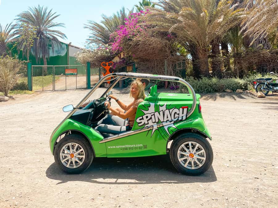 Sal Island: 2 Hour Guided Excursion on a Talking Car - Meeting the guide near the green villas