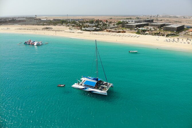 Sal Island All-inclusive Adults-only Catamaran Cruise - Sailing Sal’s west coast for about three hours