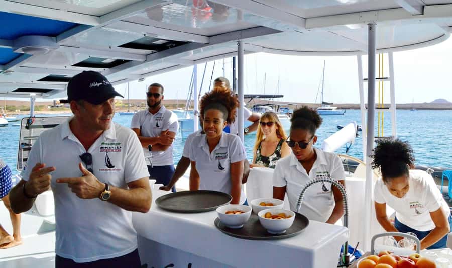 Sal Island Catamaran Cruise with All-inDrinks and Snacks - A slow start from your Sal hotel