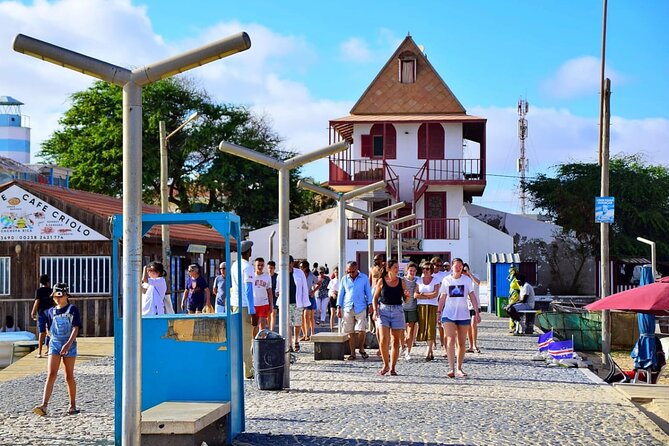 Sal island: Private Santa Maria City Tour, Street Art and Tapas - Cape Verdean snacks at a local restaurant