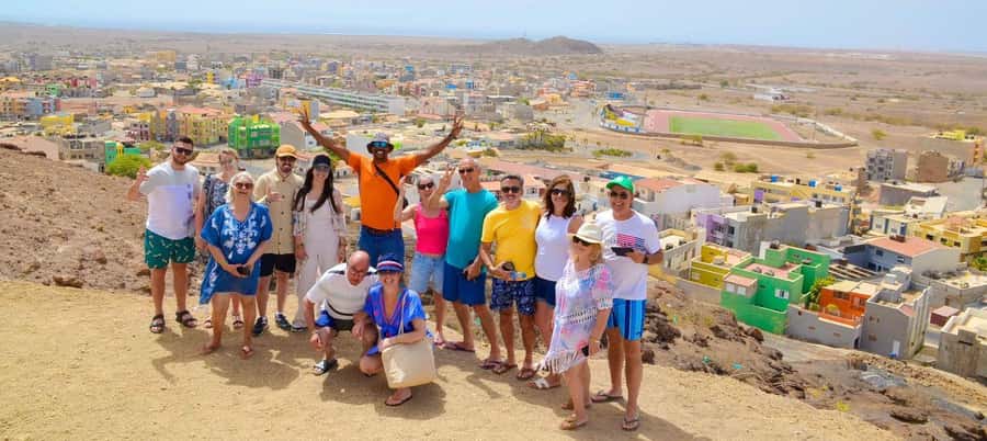 Sal Island tour: Blue Eye, Salt Lake, Sharks w/ Local Guide - Espargos, Sal’s everyday center