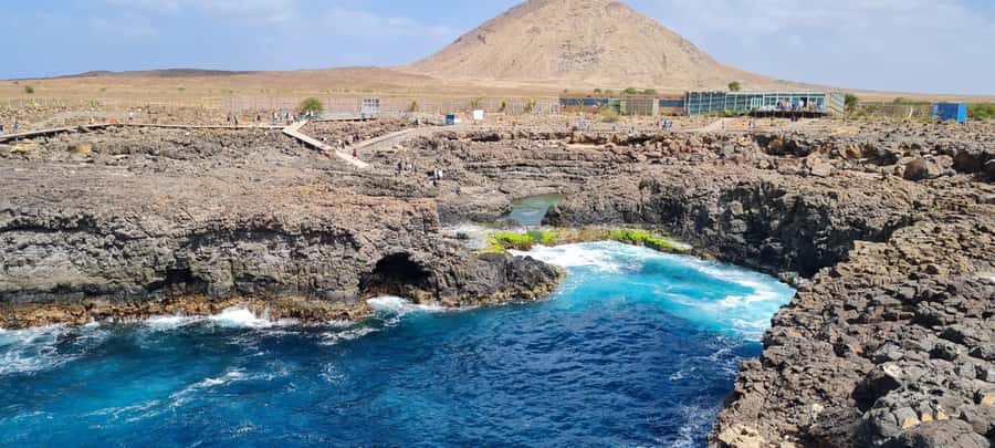 Sal Island tour: Blue Eye, Salt Lake, Sharks w/ Local Guide - Buracona and the Blue Eye