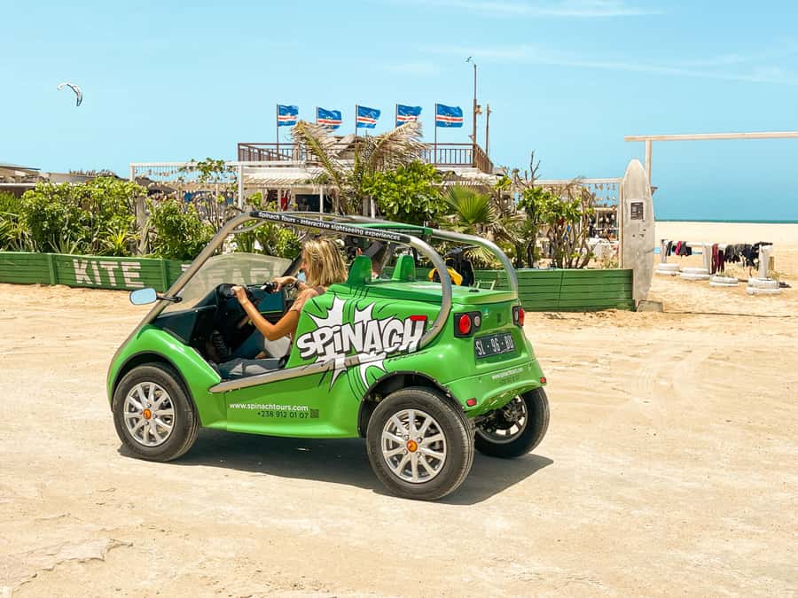 Sal Island: Two Hours Self-Drive Tour around Santa Maria - Santa Maria Pier and the first coastal views