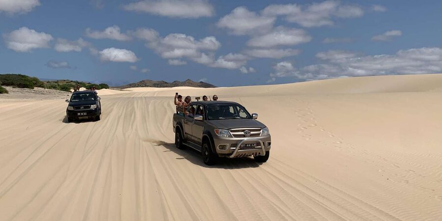 Sal Rei: Boa Vista Island Full-Day North to South Discovery - Santa Monica Beach: the best swim break