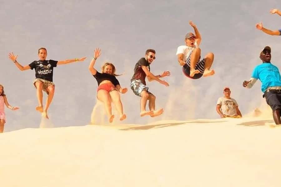 Sal Rei, Santa Monica Beach, Caves, Dunes & Shipwreck Tour - Morro de Areia: a quick opening view
