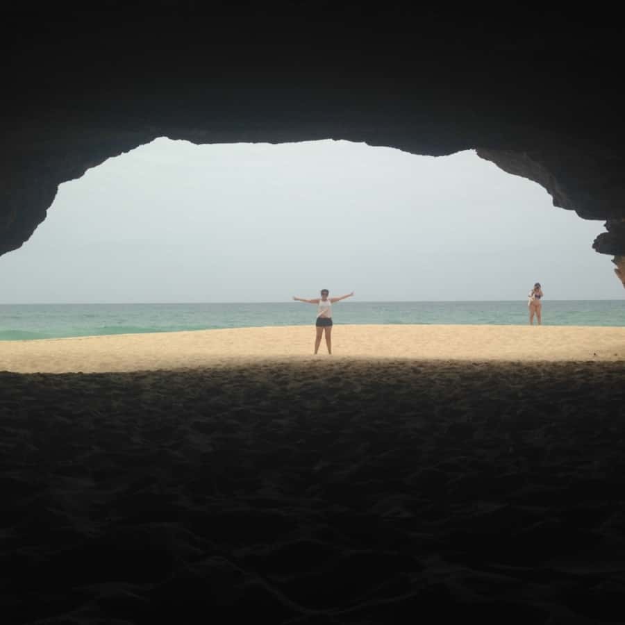 Sal Rei, Santa Monica Beach, Caves, Dunes & Shipwreck Tour - Varandinha Beach and the sand cave