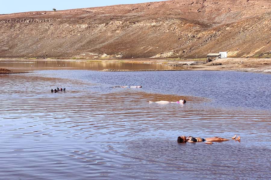 Sal: Small Group Island Tour & Lunch with a Local Family - Pedra de Lume turns salt into a floating bath