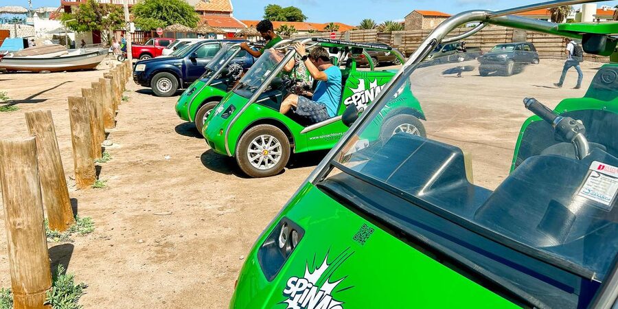 Santa Maria Half Day or Full Day Car Rental, Pedra de Lume - The café tasting adds a local pause