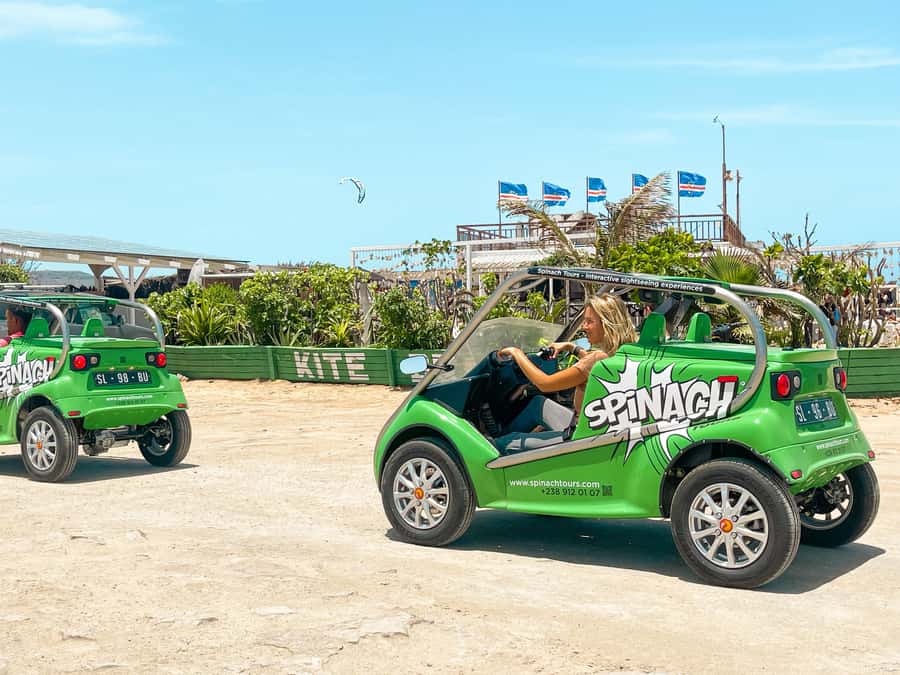Santa Maria Half Day or Full Day Car Rental, Pedra de Lume - Starting among the green villas
