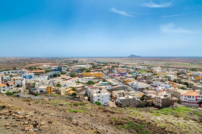 Secrets of Sal Island 4x4 Tour with Pedra da Lume Salt Lake - Espargos from above puts the island in perspective