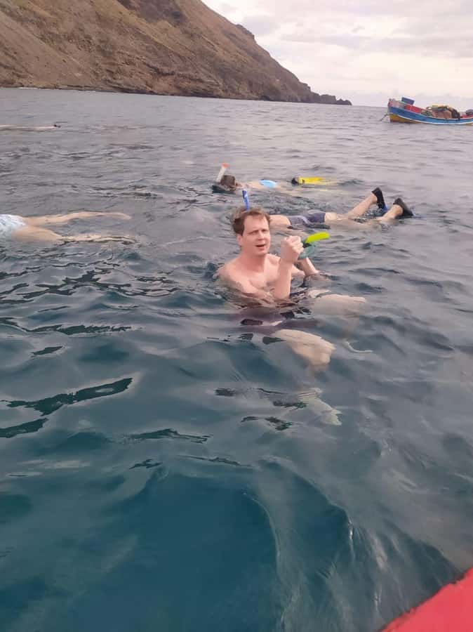 Snorkeling with Turtles - From Mindelo to São Pedro by included transfer