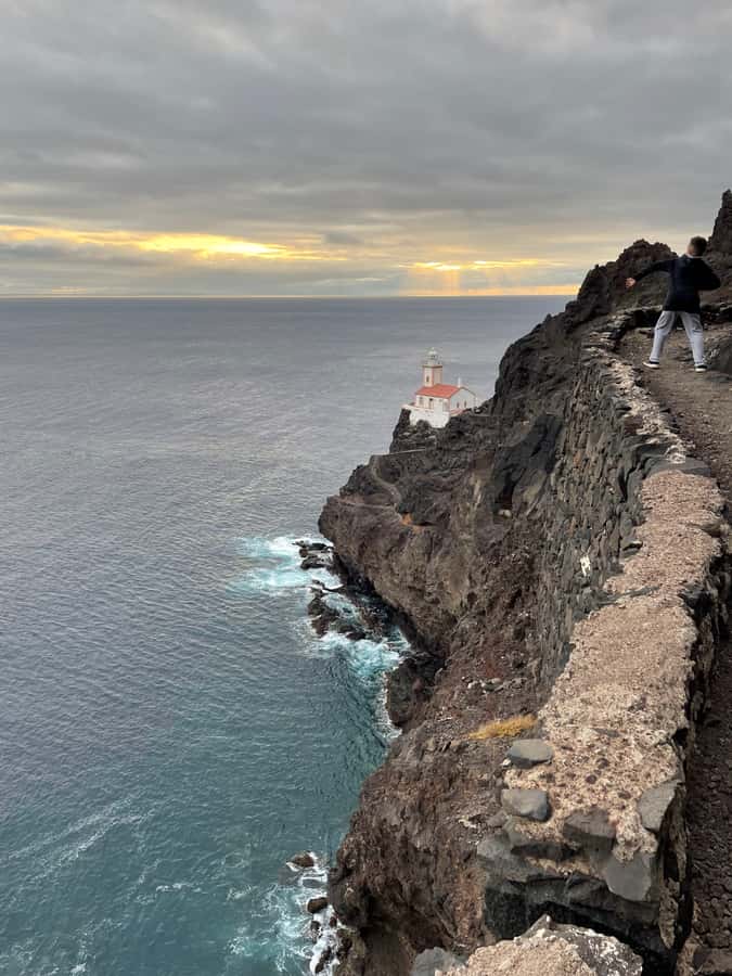 Sunset Hike to Lighthouse, Dona Amélia - Leaving Mindelo for São Vicente’s southwest coast