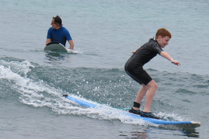 Surf Lessons - Moving from practice to the Atlantic Ocean