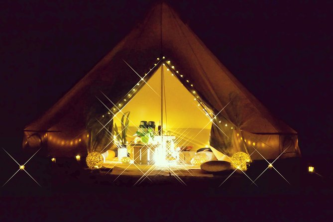 Turtle Watching Adventure - The open glamping tent sets the tone